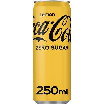 Foto van Cocacola zero sugar lemon 250ml bij jumbo