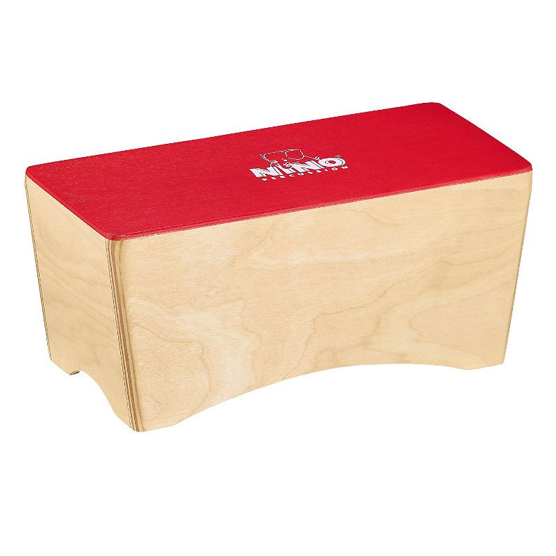 Foto van Nino percussion nino931r bongo-cajon rood speelvlak