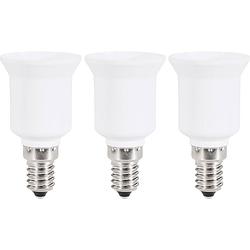 Foto van Lampfitting-adapter e14 naar e27 97029c81h set van 3 stuks renkforce 97029c81h 230 v 75 w