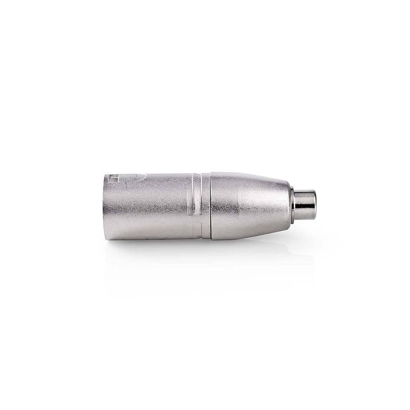 Foto van Nedis xlr-adapter - cagp15930me - zilver