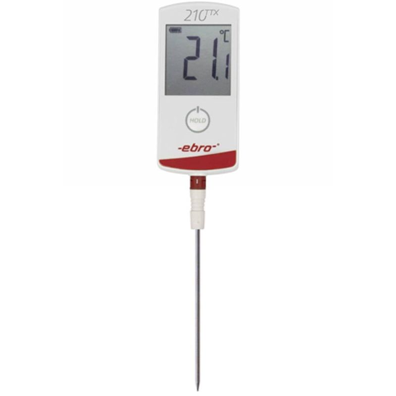 Foto van Ebro ttx 210 & tpe 100 temperatuurmeter meetbereik temperatuur -30 tot +199.9 °c sensortype t