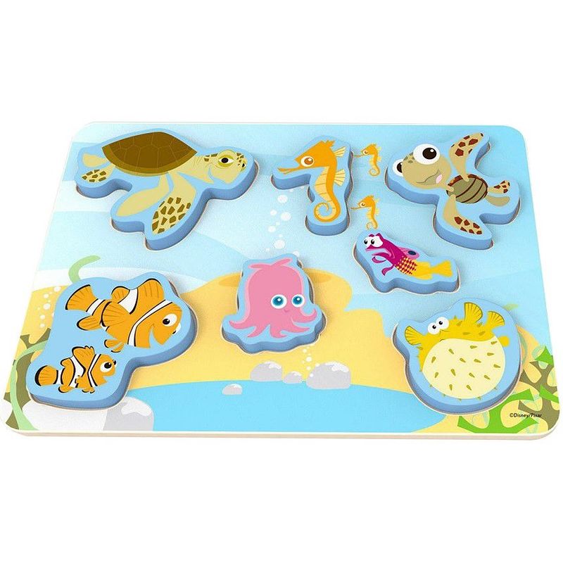 Foto van Disney vormenpuzzel nemo junior hout 7 stukjes