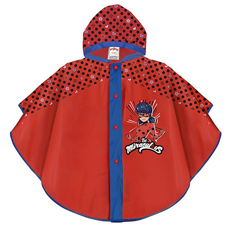 Foto van Perletti regenponcho lady bug meisjes eva rood 3-6 jaar