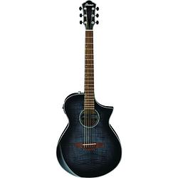 Foto van Ibanez aewc400 transparent black sunburst high gloss