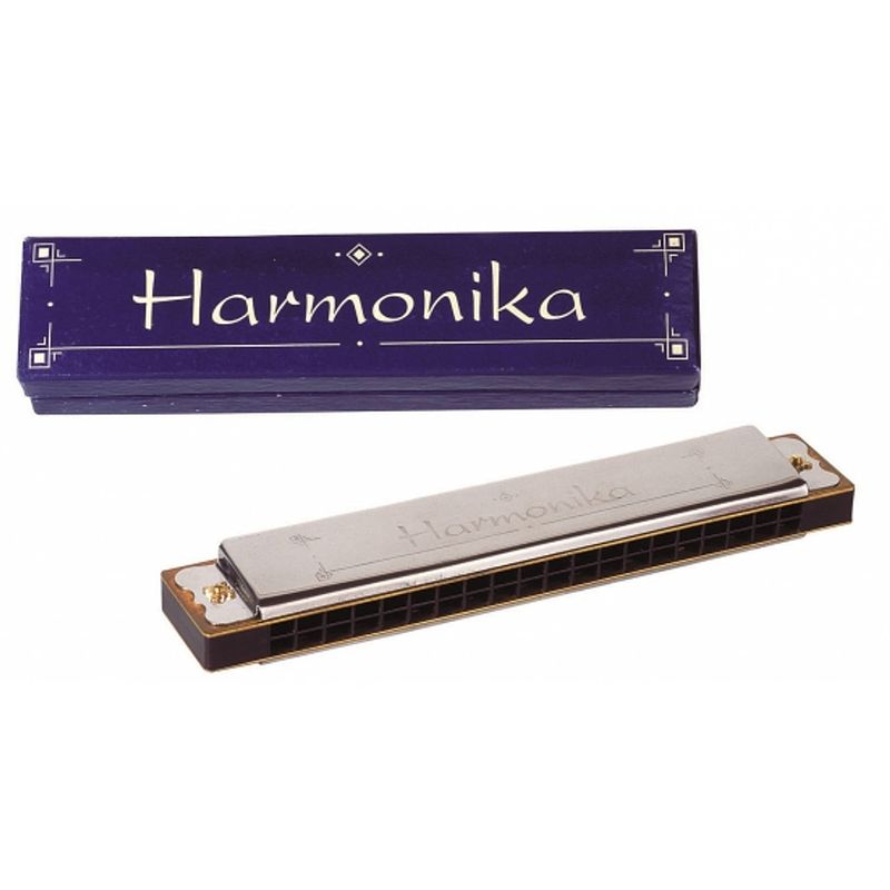 Foto van Mondharmonica in kartonnen doosje