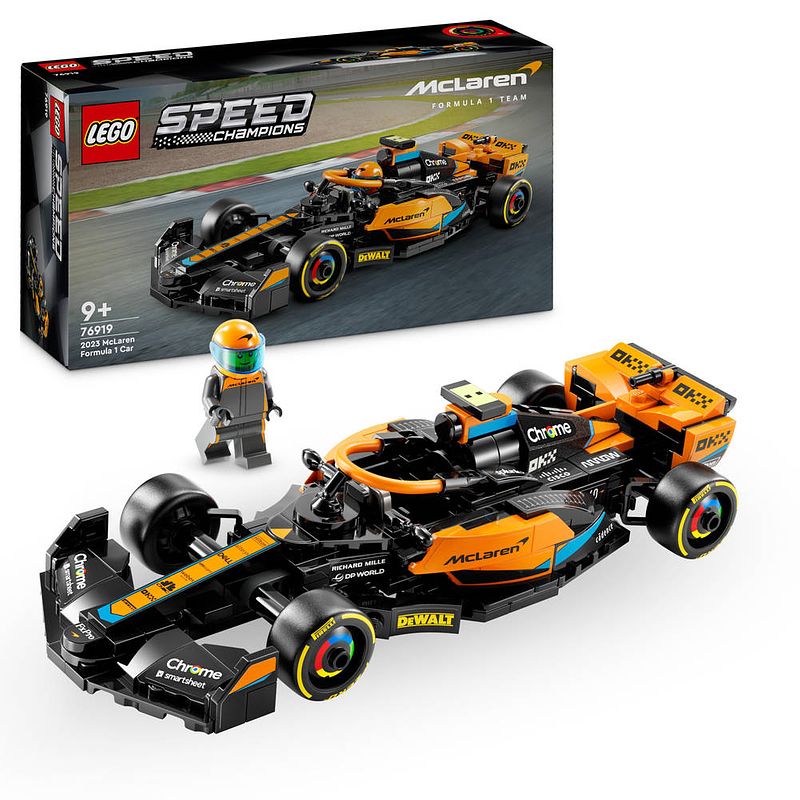 Foto van Lego speed champions mclaren formule 1 racewagen 2023 76919