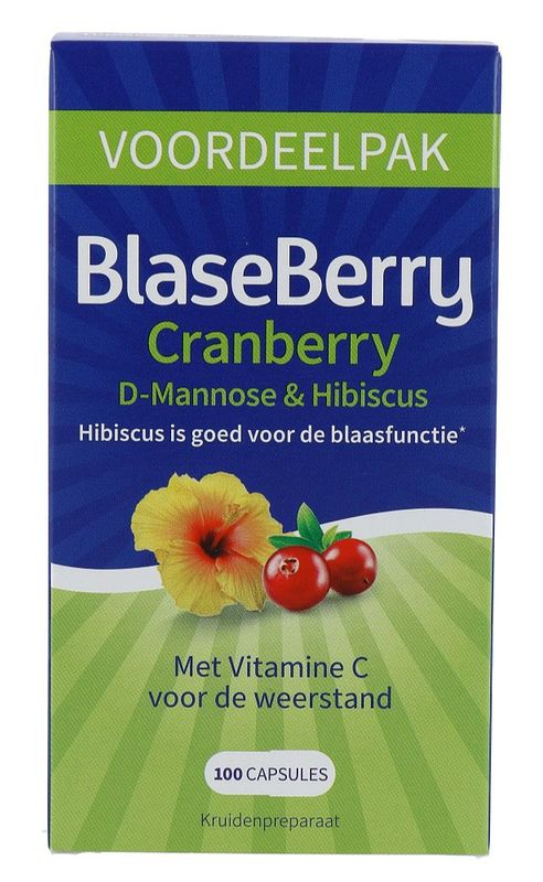 Foto van Blaseberry cranberry & d-mannose capsules