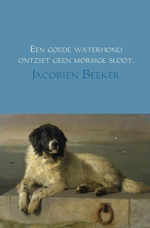 Foto van Een goede waterhond ontziet geen morsige sloot - jacobien beeker - paperback (9789402111743)