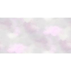 Foto van Good vibes behang paint clouds roze en grijs