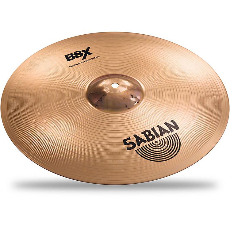 Foto van Sabian b8x 16 inch medium crash bekken