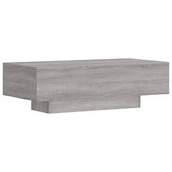 Foto van Vidaxl salontafel 100x49,5x31 cm bewerkt hout grijs sonoma eikenkleur