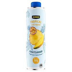 Foto van Jumbo fruitsiroop tropical met appel 750ml