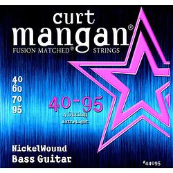 Foto van Curt mangan nickel wound 40-95 ex-light snarenset voor elektrische basgitaar