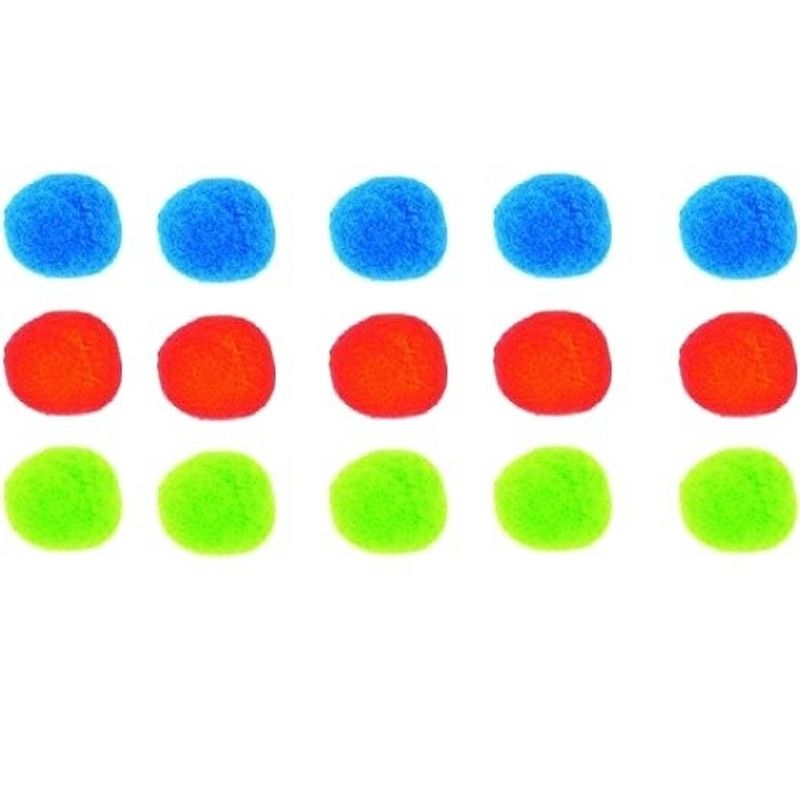 Foto van Toi-toys splashballen blauw/groen/rood 15 stuks
