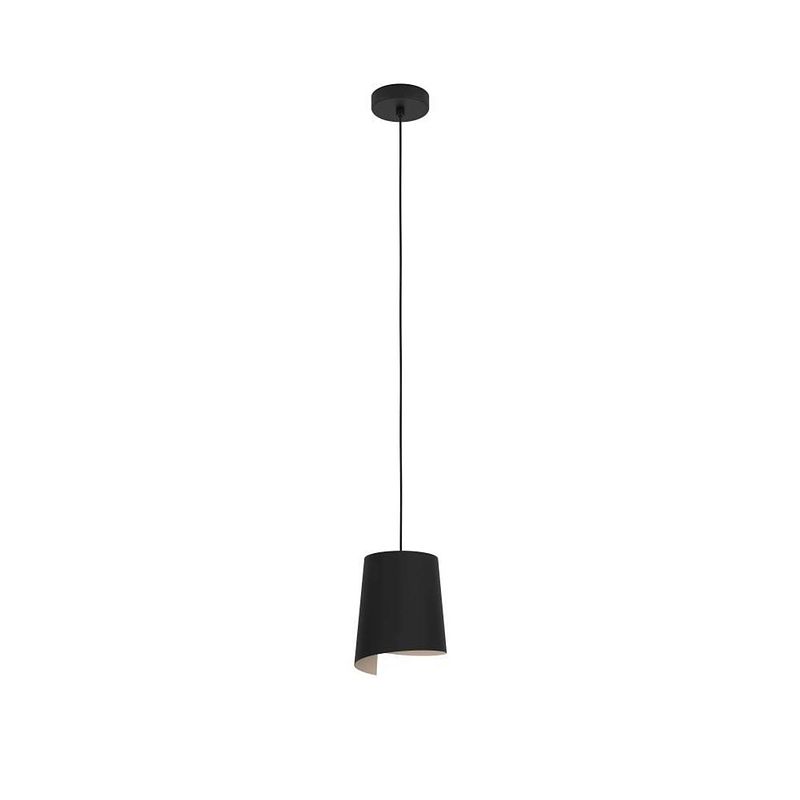 Foto van Eglo bolivia hanglamp - e27 - 18.0 cm - zwart