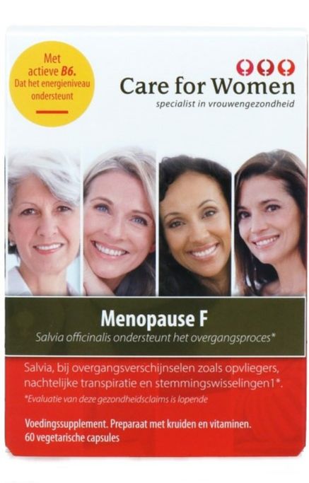 Foto van Care for women menopauze f capsules