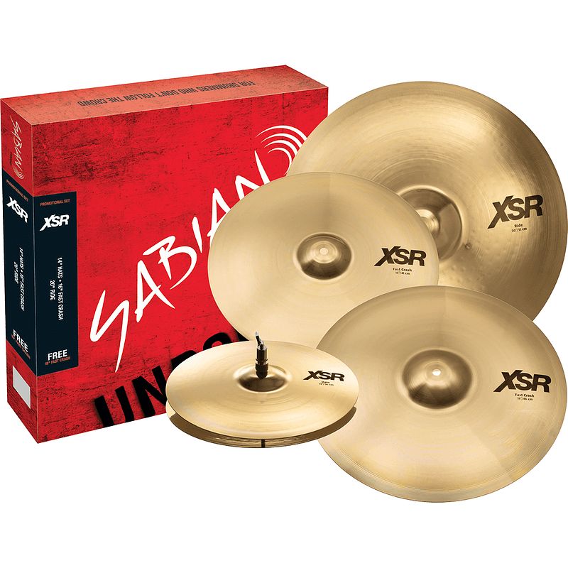 Foto van Sabian xsr performance set vierdelige bekkenset