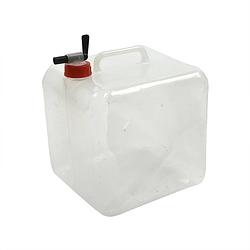 Foto van Proplus opvouwbare jerrycan met kraan 10 liter transparant