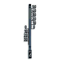 Foto van Binnen/buiten thermometer kunststof 6,5 x 28 cm - buitenthemometers - temperatuurmeters