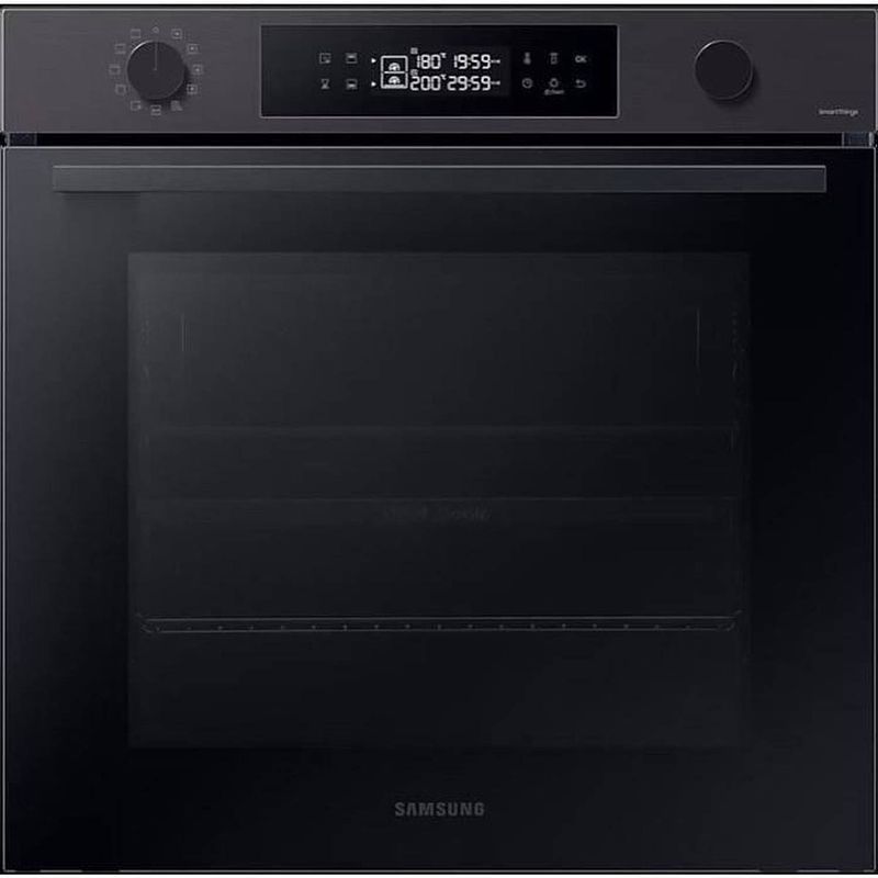 Foto van Inbouw pyrolyse oven samsung nv7b4430zab - zwart - rvs - 76l- 59.5lx59.6x57d
