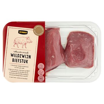 Foto van Jumbo wildzwijn biefstuk ca. 240g