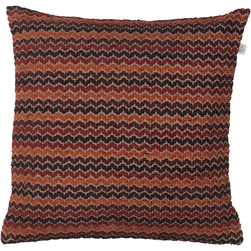 Foto van Dutch decor lena - kussenhoes bordeaux 45x45 cm - rood - rood