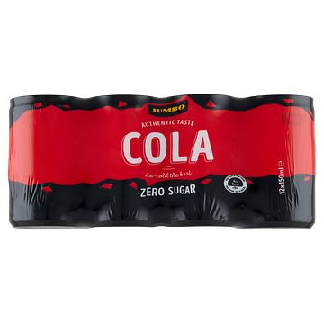 Foto van Jumbo cola zero sugar 12 x 150ml