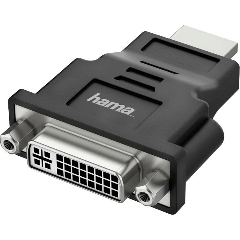 Foto van Hama 00200339 dvi / hdmi adapter [1x britse stekker - 1x hdmi-stekker] zwart