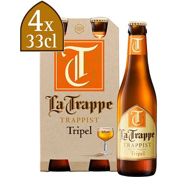 Foto van La trappe tripel 4pack bij jumbo