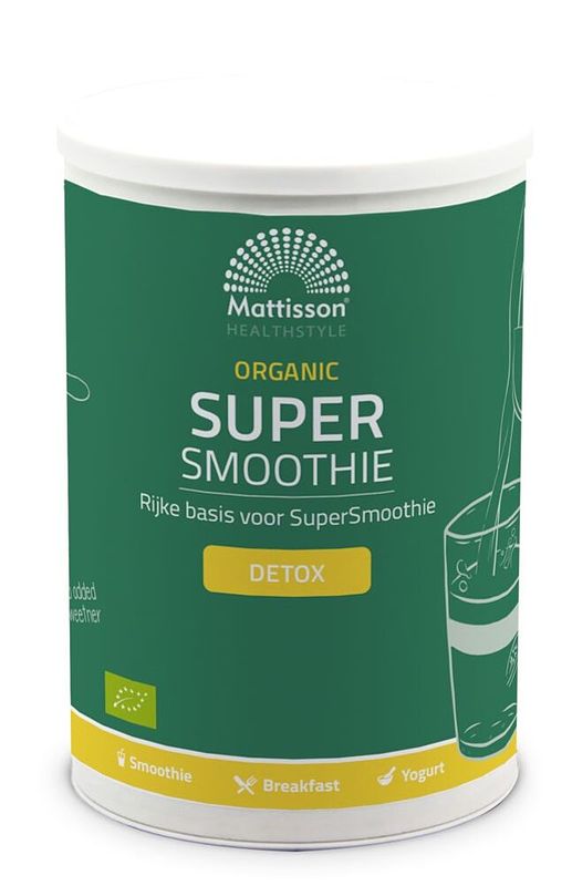 Foto van Mattisson healthstyle organic super smoothie detox