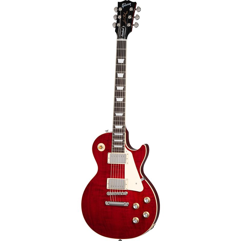 Foto van Gibson original collection les paul standard 60s figured top 60s cherry elektrische gitaar met koffer