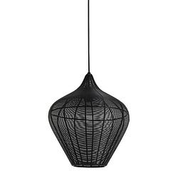 Foto van Light & living - hanglamp alvaro - 36x36x40 - zwart