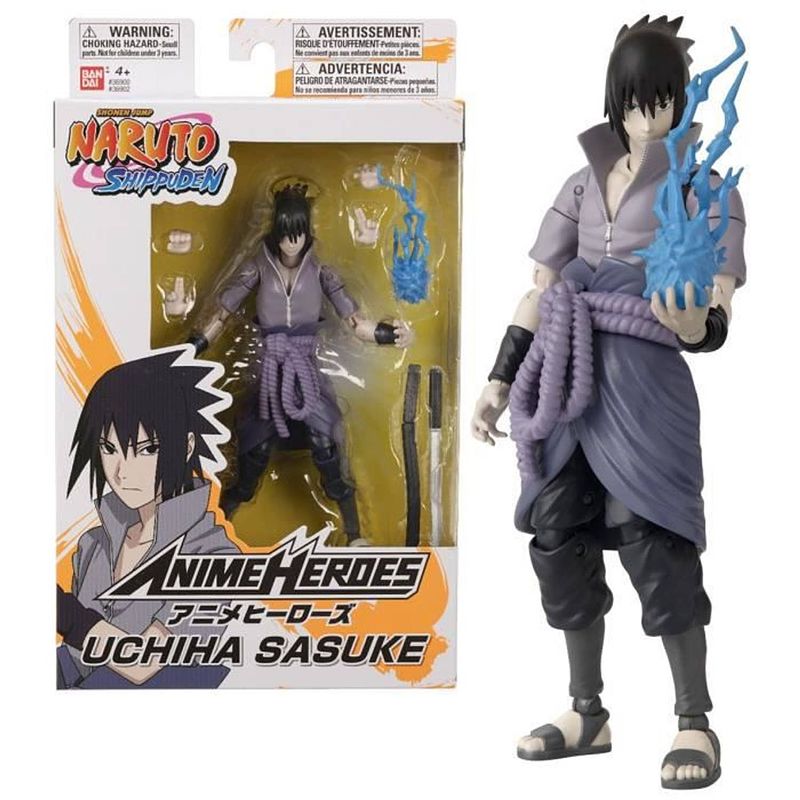 Foto van Bandai anime heroes - naruto shippuden - anime helden figuur 17 cm - sasuke uchiwa