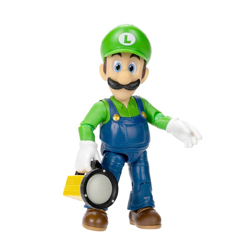 Foto van Nintendo super mario movie figuur luigi - 13 cm