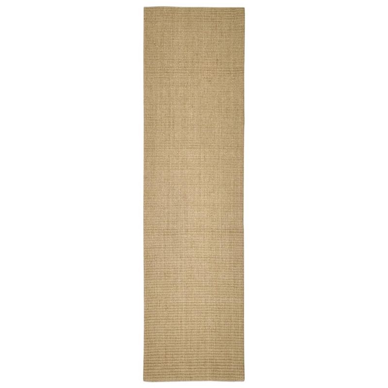 Foto van The living store sisal vloerkleed - 66 x 250 cm - anti-slip - duurzaam