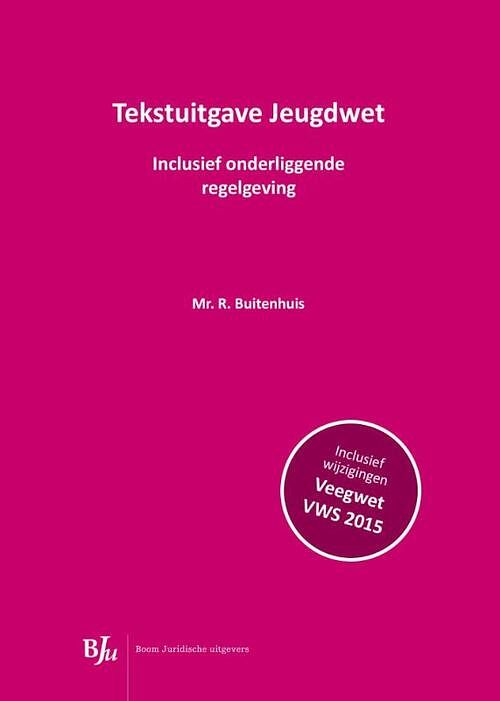 Foto van Tekstuitgave jeugdwet - r. buitenhuis - ebook (9789462743014)