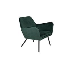 Foto van Anli style lounge chair bon velvet green