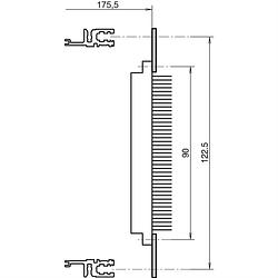 Foto van Schroff 20822050 19 inch rails voor patchkast