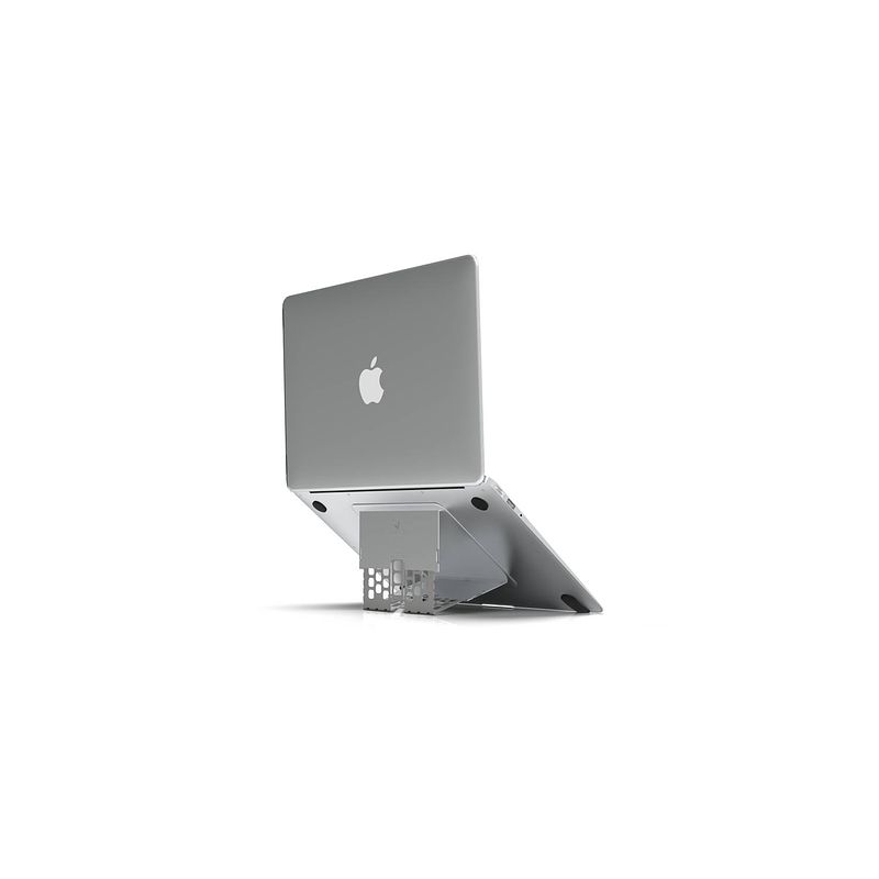 Foto van Majextand - dunste laptopstandaard - laptopstand - zilver - 6 posities - laptopverhoger