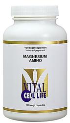 Foto van Vital cell life magnesium amino tabletten