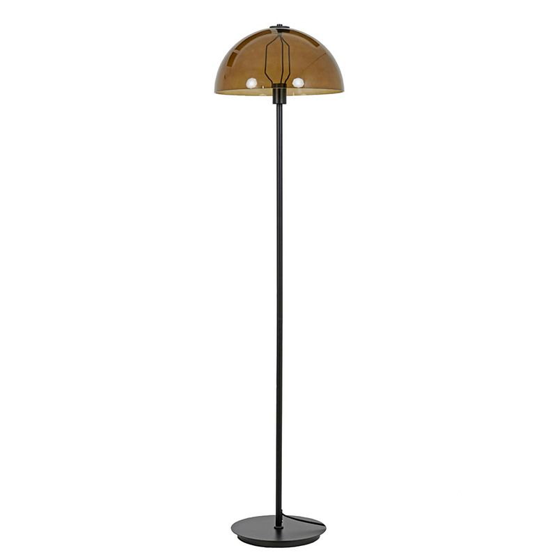 Foto van Light & living - vloerlamp mellan - 40x40x160cm - bruin