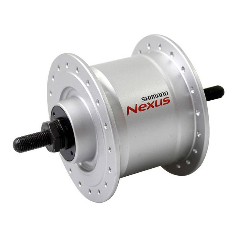 Foto van Shimano naafdynamo nexus dh-c3000-2n-nt zilver