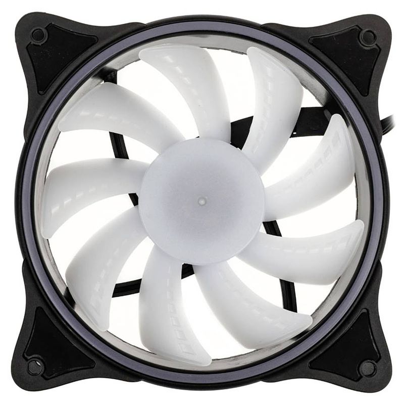 Foto van Alphacool rise aurora pc-ventilator zwart (b x h x d) 120 x 120 x 25 mm