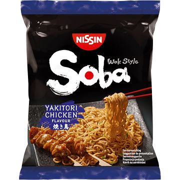 Foto van Nissin soba wok style yakitori chicken flavour 110g bij jumbo