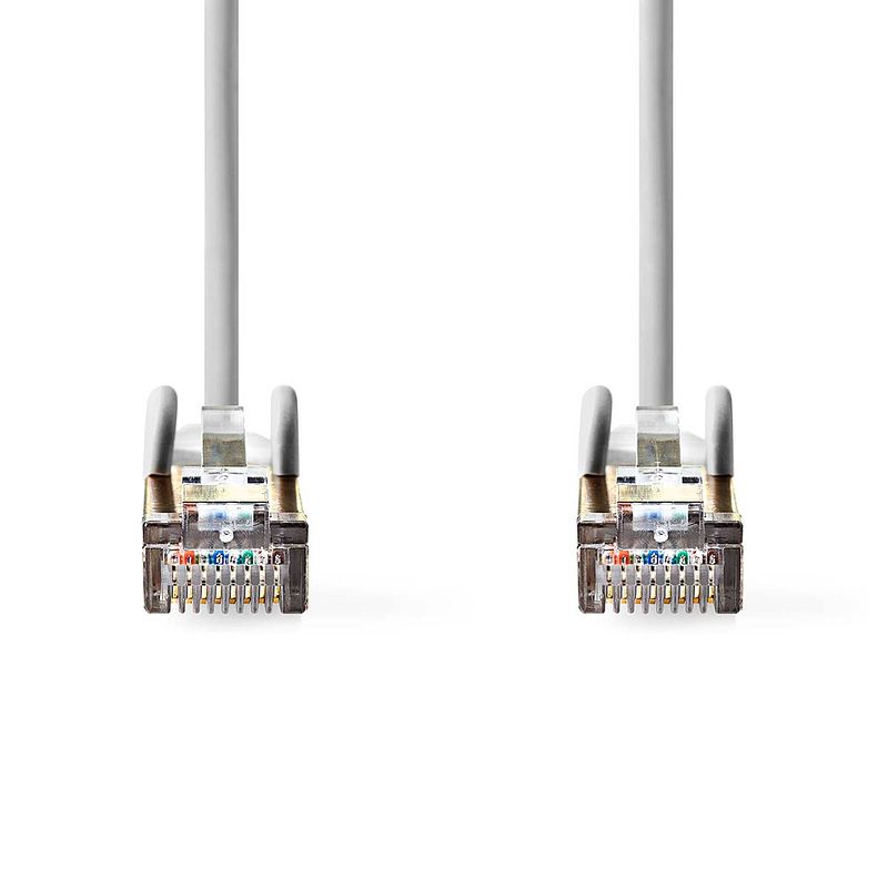 Foto van Nedis cat5e sf/utp-netwerkkabel rj45 male 30 mtr grijs