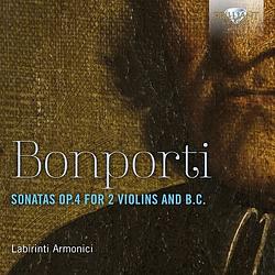 Foto van Bonporti: sonatas op.4 for 2 violins and b.c. - cd (5028421966236)