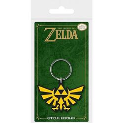 Foto van Pyramid international sleutelhanger zelda triforce 6 cm geel