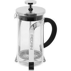 Foto van French press theekoker zilver