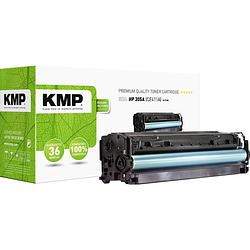 Foto van Kmp h-t158 tonercassette vervangt hp 305a, ce411a cyaan 3400 bladzijden compatibel toner