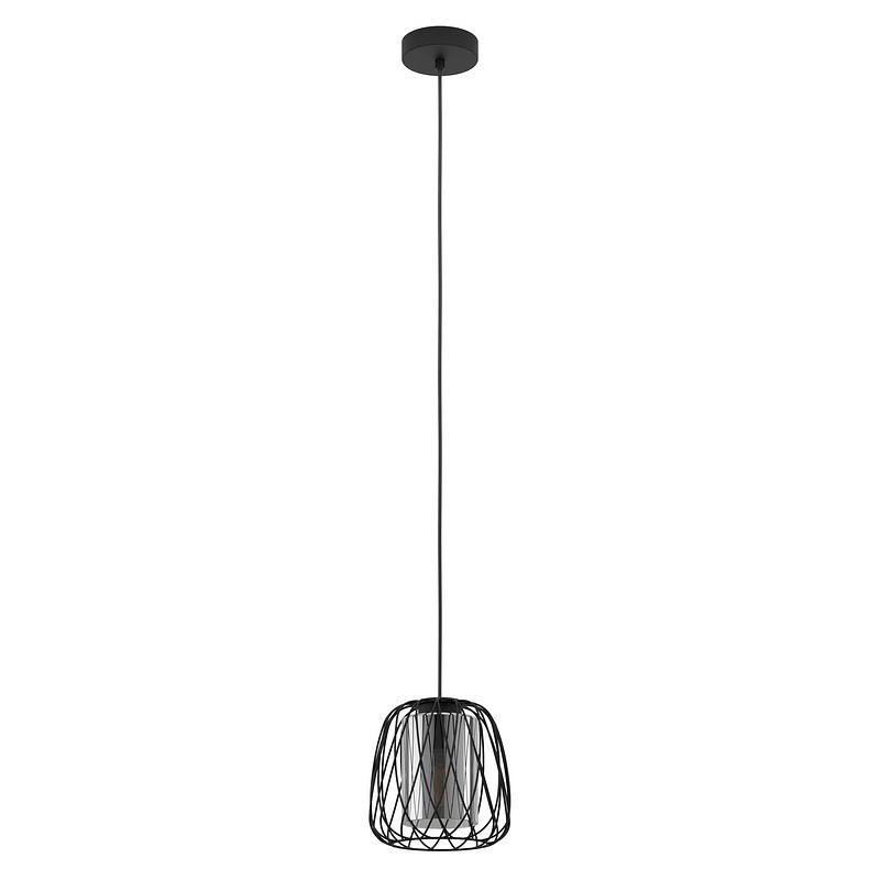 Foto van Eglo floresta hanglamp - e27 - ø 19.5 cm - zwart